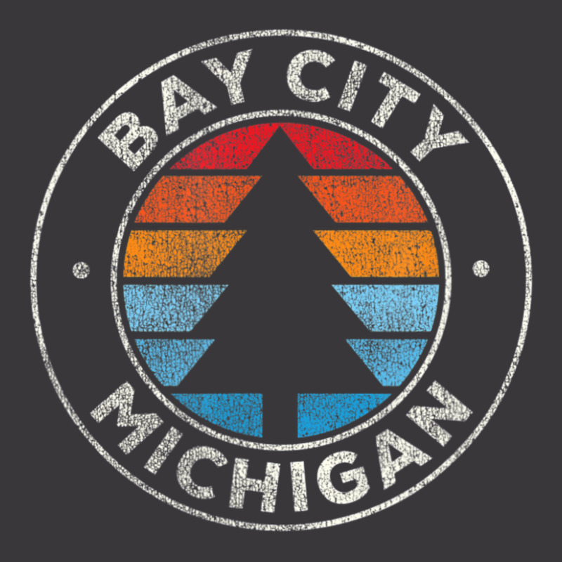 Bay City Michigan Mi Vintage Retro 70s Ladies Curvy T-Shirt by michaelyounger19 | Artistshot