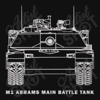 Us Army Tank M1 Abrams Main Battle Tank   M1 Abrams Us Army Tank Portrait Canvas Print | Artistshot