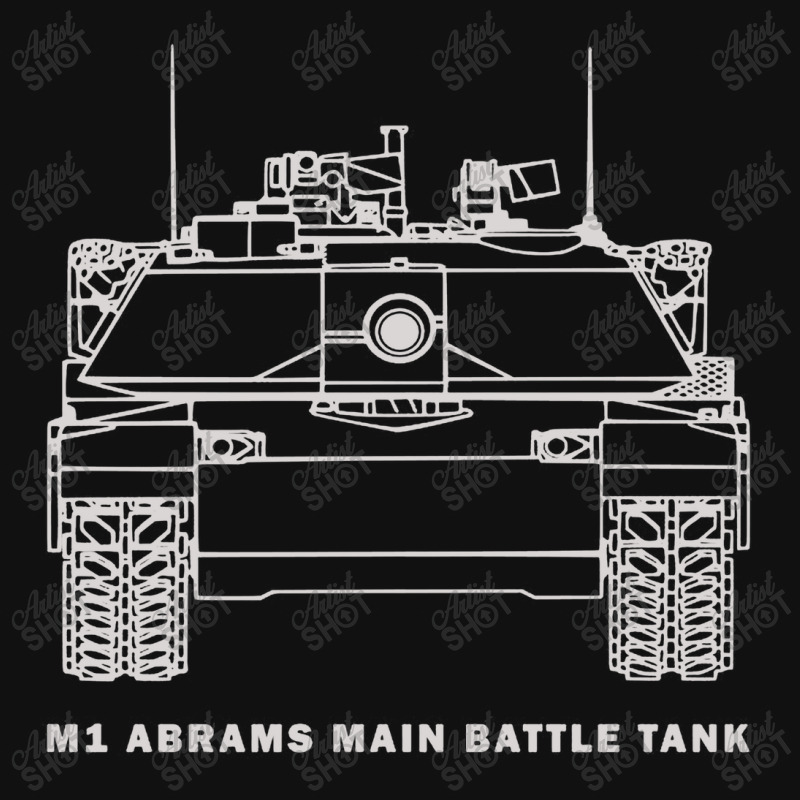 Us Army Tank M1 Abrams Main Battle Tank   M1 Abrams Us Army Tank Portrait Canvas Print by kudaponijengkulit | Artistshot