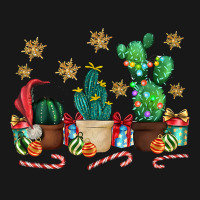 Merry Christmas Lights Cactus Christmas Cactus Lover T Shirt Flannel Shirt | Artistshot