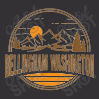 Vintage Bellingham Washington Mountain Print Vintage Hoodie And Short Set | Artistshot