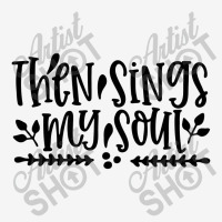 Then Sings My Soul With Music Notes Chr Scorecard Crop Tee | Artistshot