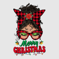 Merry Christmas Messy Bun Women Buffalo Plaid Red Pajamas T Shirt Unisex Jogger | Artistshot