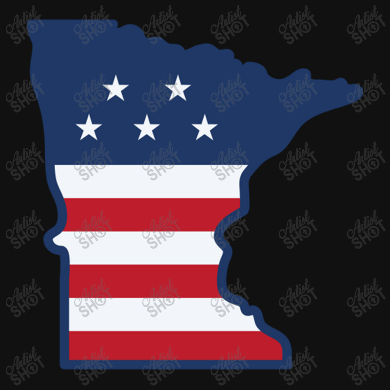 Stars And Stripes Minnesota Graphic T-shirt | Artistshot