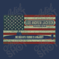 Uss Andrew Jackson Ssbn 619 Nuclear Ballistic Missile Submarine Ladies Denim Jacket | Artistshot