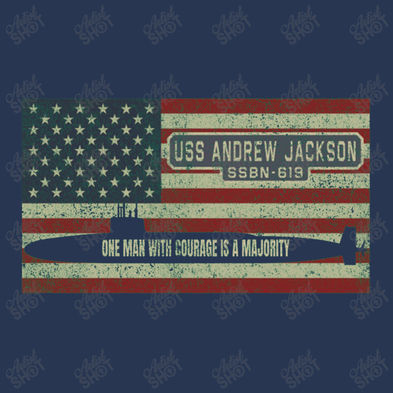 Uss Andrew Jackson Ssbn 619 Nuclear Ballistic Missile Submarine Ladies Denim Jacket by kudaponijengkulit | Artistshot