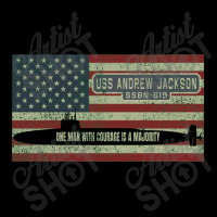 Uss Andrew Jackson Ssbn 619 Nuclear Ballistic Missile Submarine Maternity Scoop Neck T-shirt | Artistshot