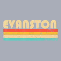 Evanston Il Illinois City Home Roots Retro 70s 80s Tank Dress | Artistshot