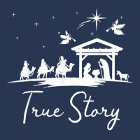 Christmas Nativity True Story Of Jesus Birth T Shirt Men Denim Jacket | Artistshot