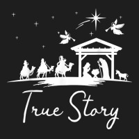 Christmas Nativity True Story Of Jesus Birth T Shirt Classic T-shirt | Artistshot