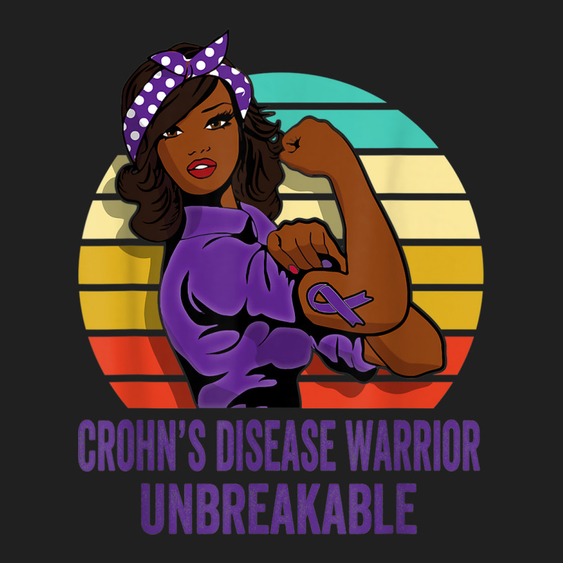 Crohn's Disease Warrior Shirt Unbreakable Drawstring Bags | Artistshot