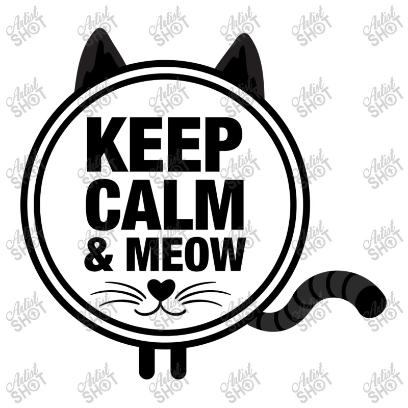 Keep Calm And Meow Baby Tee | Artistshot