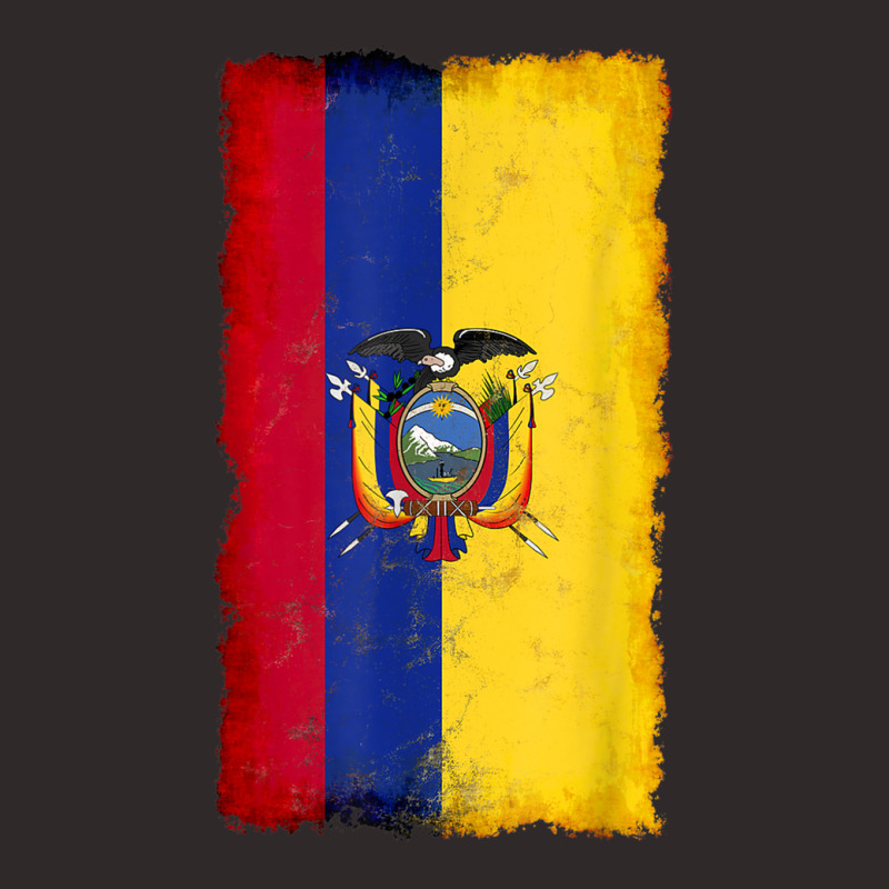 Distressed Ecuador Flag, National Pride Grunge Style Racerback Tank by SamuelTABraun | Artistshot