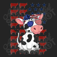 Funny Dairy Cows 4th Of July Costumes Usa Flag Dairy Cows 3/4 Sleeve Shirt | Artistshot