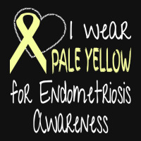 I Wear Pale Yellow For Endometriosis Awareness Graphic T-shirt | Artistshot