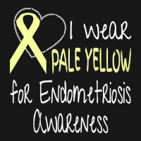 I Wear Pale Yellow For Endometriosis Awareness Flannel Shirt | Artistshot