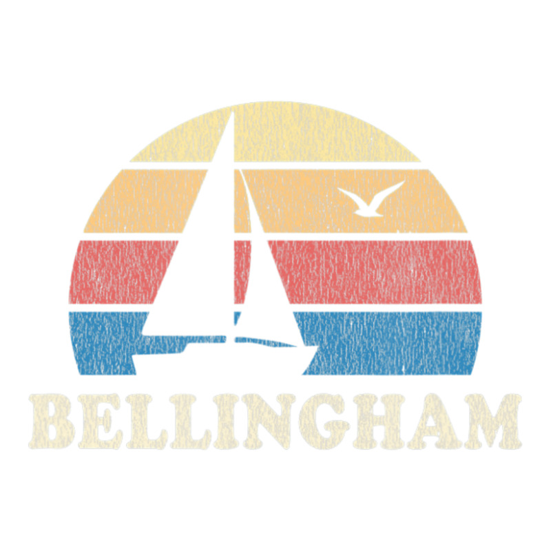 Bellingham Wa Vintage Sailboat 70s Throwback Sunset Stainless Steel Water Bottle | Artistshot