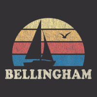 Bellingham Wa Vintage Sailboat 70s Throwback Sunset Vintage Hoodie | Artistshot