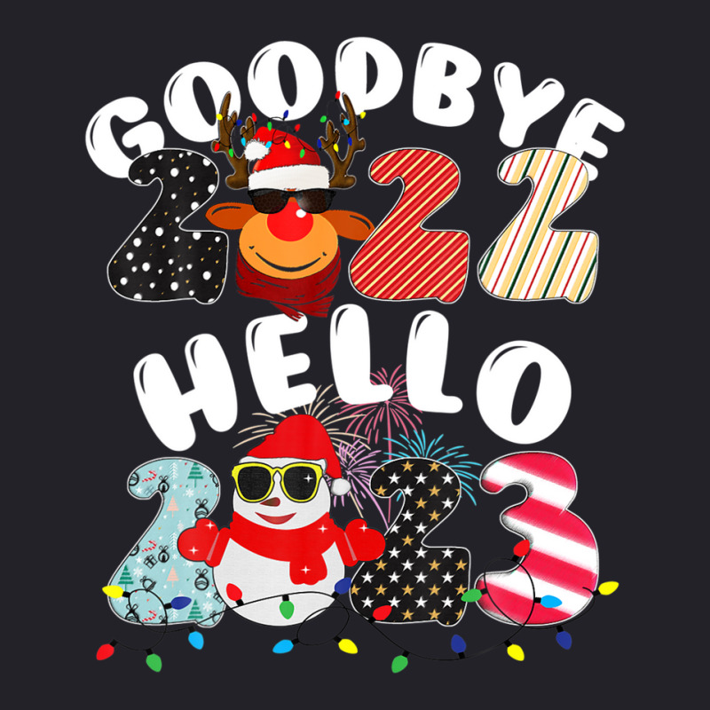 Goodbye 2022 Hello 2023 Cute Christmas Tee Unisex Sherpa-lined Denim Jacket | Artistshot