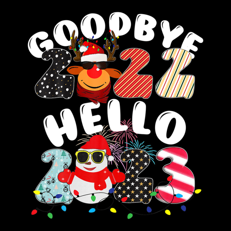 Goodbye 2022 Hello 2023 Cute Christmas Tee V-neck Tee | Artistshot