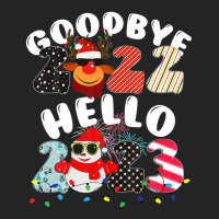 Goodbye 2022 Hello 2023 Cute Christmas Tee 3/4 Sleeve Shirt | Artistshot