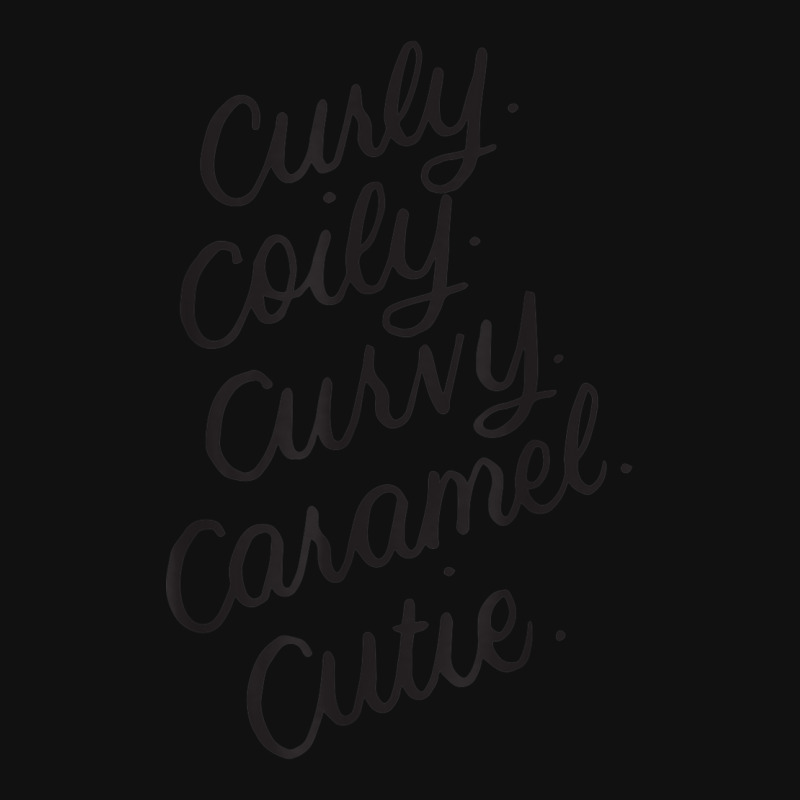 Curly Curvy Caramel Cutie Afro Melanin Goddess Girl Gifts _002 Landscape Canvas Print | Artistshot