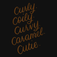 Curly Curvy Caramel Cutie Afro Melanin Goddess Girl Gifts _003 Graphic T-shirt | Artistshot