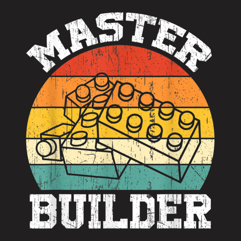 Master Builder Kids Building Blocks Brick Toy Master Builder 1 T-shirt | Artistshot