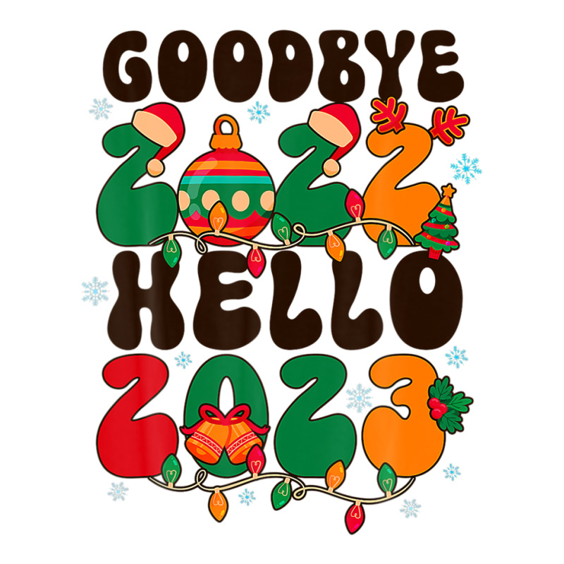 Goodbye 2022 Hello 2023 Retro Groovy Christmas New Year Youth Sweatshirt | Artistshot