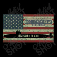 Uss Henry Clay Ssbn 625 Nuclear Ballistic Missile Submarine Vintage Cropped Sweater | Artistshot