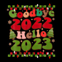 Goodbye 2022 Hello 2023 Retro Groovy Christmas New Year Fleece Short | Artistshot