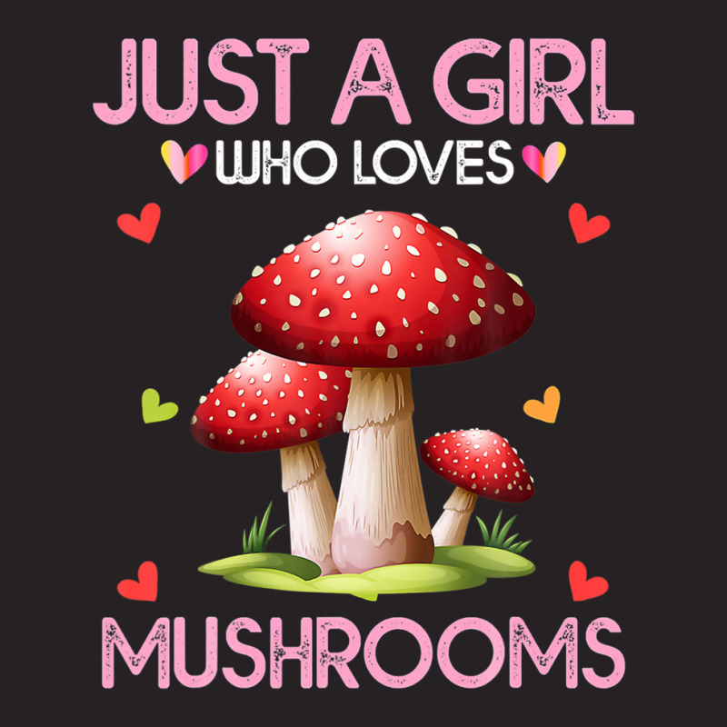 Just A Girl Who Loves Mushrooms Hunting Mycology Lover Vintage Cap by sadilaghabaw | Artistshot