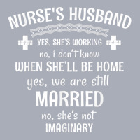 Mens Nurse's Husband Yes She's Working Tank Dress | Artistshot