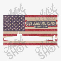 Uss Lewis And Clark Ssbn 644 Benjamin Franklin Class Ballistic Missile Ladies Fitted T-shirt | Artistshot