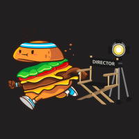 Production Runner Fun Burger Design T-shirt | Artistshot