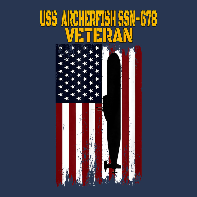 Uss Archerfish Ssn 678 Submarine Veterans Day Father's Day T Shirt Men Denim Jacket | Artistshot