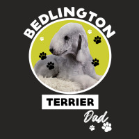 Bedlington Terrier Dog Dad Ladies Fitted T-shirt | Artistshot