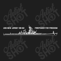 Uss New Jersey Bb 62 Battleship Blueprint Schematic Us Navy Ship Gift Classic T-shirt | Artistshot