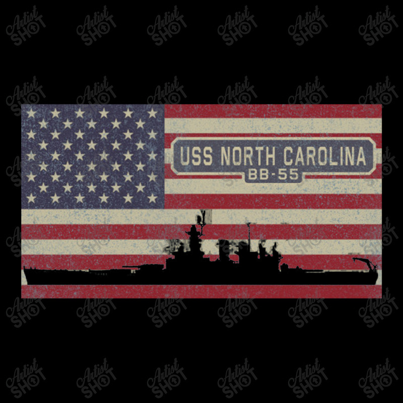 Uss North Carolina Bb 55 Us Navy Battleship Vintage American Flag Gift Unisex Jogger | Artistshot