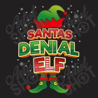 Denial Elf Christmas T-shirt | Artistshot