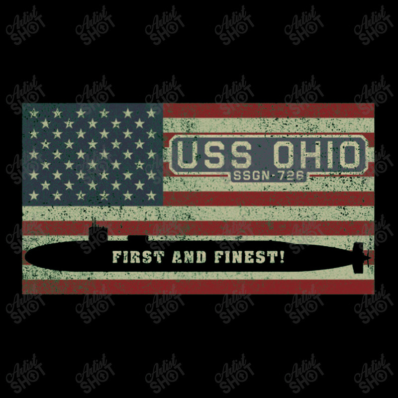 Uss Ohio Ssgn 726 Ballistic Missile Submarine American Flag Gift Long Sleeve Shirts | Artistshot