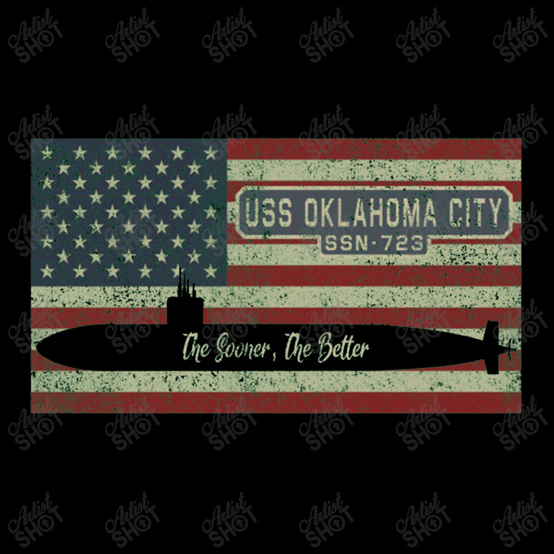 Uss Oklahoma City Ssn 723 Los Angeles–class Fast Attack Submarine V-neck Tee | Artistshot