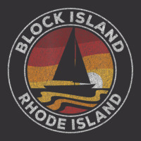 Block Island Rhode Island Vintage Sailboat 70s Retro Sunset Vintage Hoodie | Artistshot