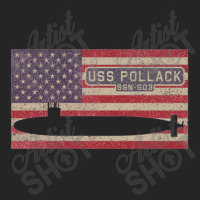 Uss Pollack Ssn 603 Nuclear Submarine Vintage American Flag Gift Unisex Hoodie | Artistshot