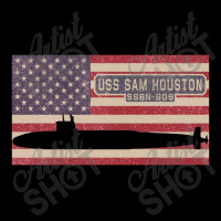 Uss Sam Houston Ssbn 609 Nuclear Ballistic Missile Submarine Vintage Fleece Short | Artistshot