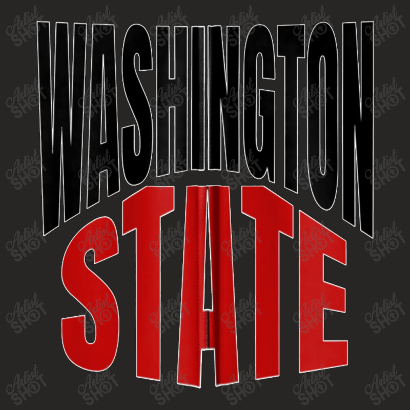 Washington State Zip Hoodie Ladies Fitted T-Shirt by MARKANTHONYWALKER | Artistshot