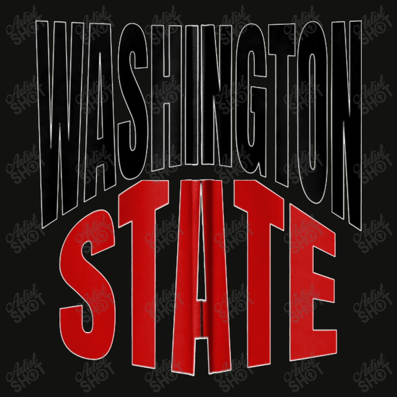 Washington State Zip Hoodie Scorecard Crop Tee by MARKANTHONYWALKER | Artistshot