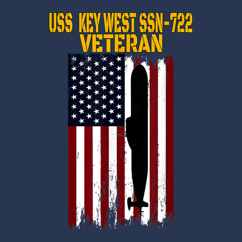 Uss Key West Ssn 722 Submarine Veterans Day Father's Day T Shirt Men Denim Jacket | Artistshot