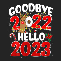 Goodbye 2022 Hello 2023 Cute Christmas Tee 3/4 Sleeve Shirt | Artistshot