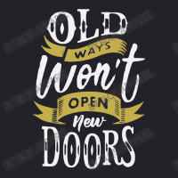 Old Ways Wont Open New Doors Unisex Sherpa-lined Denim Jacket | Artistshot